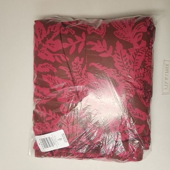 ❤NWT VINTAGE TORRID POCKETS DRESS - A-LINE LEAF PRINT - CHIFFON - PLUS SIZE - Picture 7 of 11